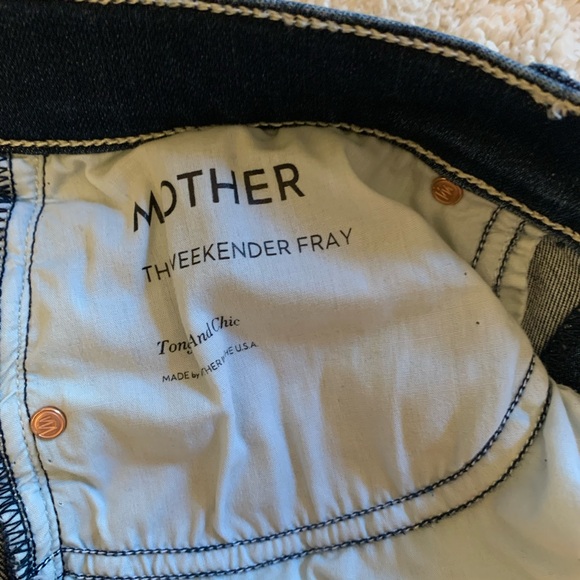 MOTHER DENIM The Weekend High Waist Flare Hem Size 32 - Picture 11 of 13